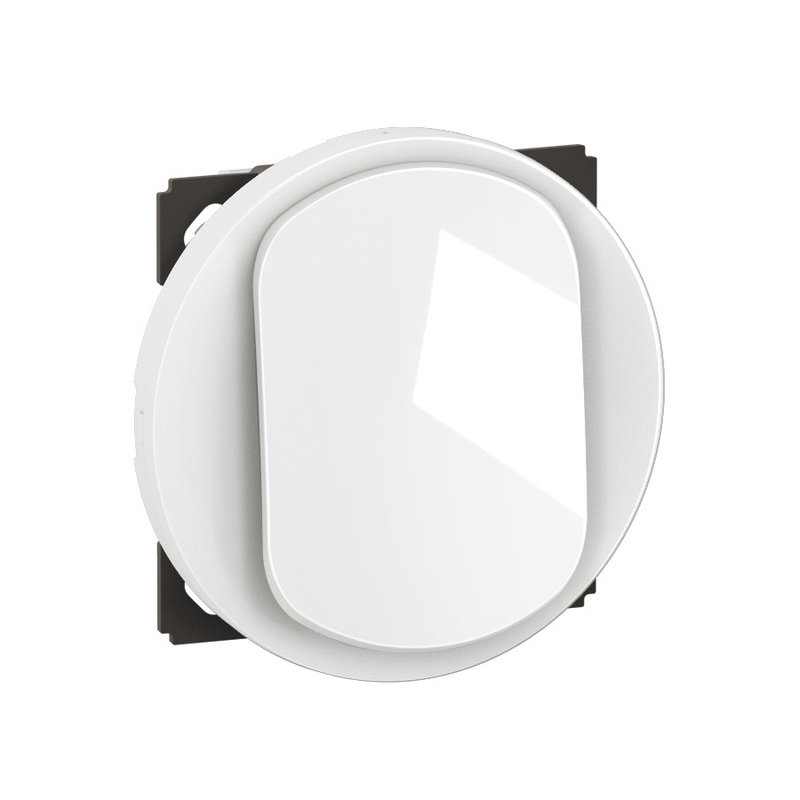 Legrand CF0001 - Interrupteur ou va-et-vient Céliane 10AX avec enjoliveur Blanc format Dépôt