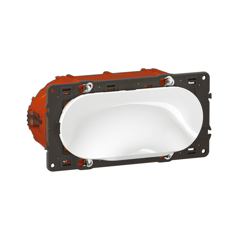 Legrand CK0240 - Kit liaison sources et écran Céliane enjoliveur Blanc et support