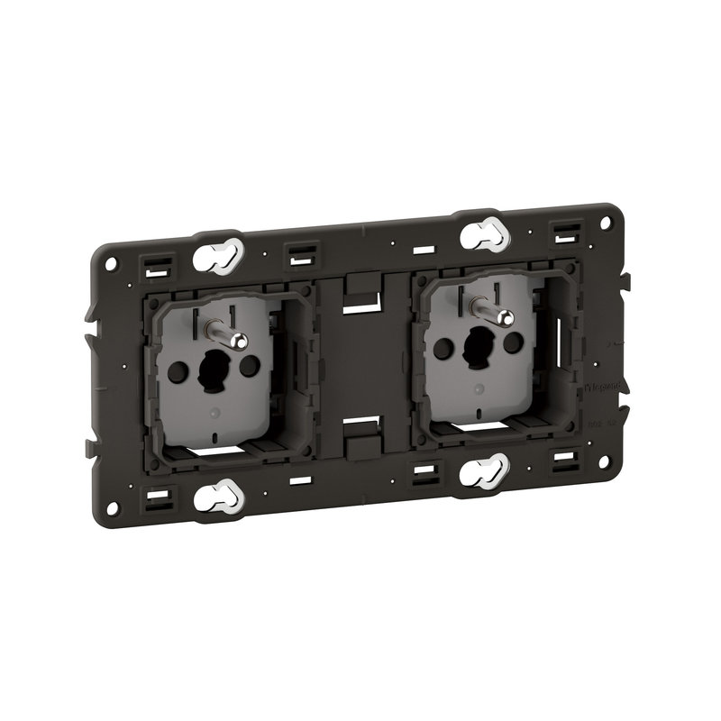 Legrand CM0112 - Prise 2x2P+T Céliane précâblée - connexion à bornes automatiques