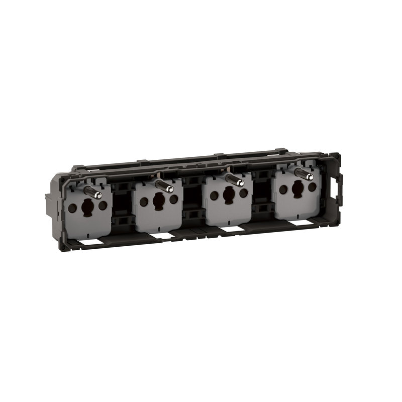 Legrand CM0114 - Prise 4x2P+T compacte Céliane précâblée - connexion à bornes automatiques