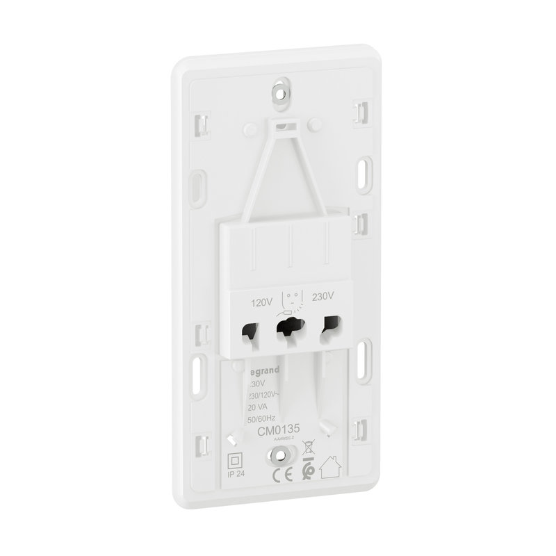 Legrand CM0135 - Prise rasoir Céliane - connexion à bornes automatiques