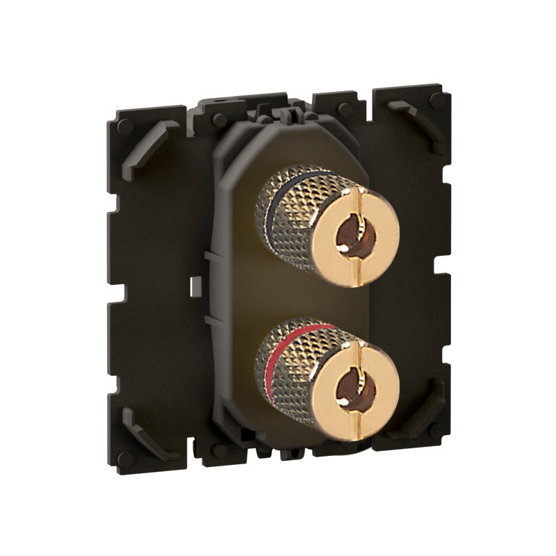 Legrand CM0312 - Prise Haut-Parleurs Céliane - Banana gold
