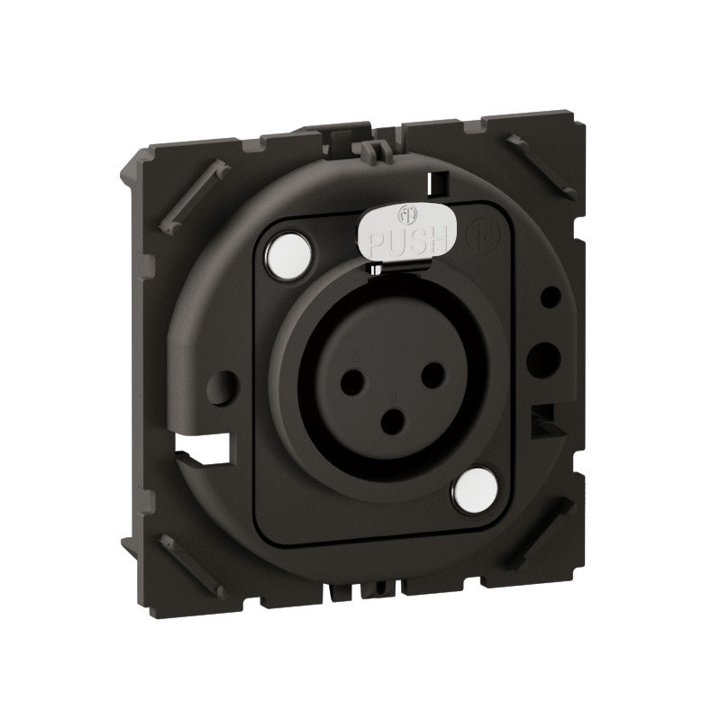 Legrand CM0313 - Prise audio XLR femelle Céliane 3 pôles, liaison stéréo