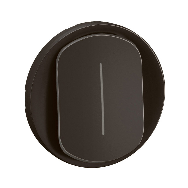 Legrand CN0007 - Enjoliveur interrupteur va-et-vient témoin Céliane - Noir