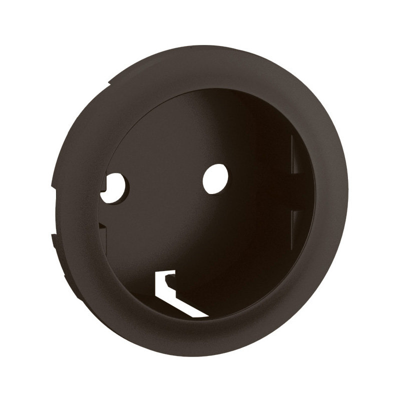 Legrand CN0120 - Enjoliveur prise 2P+T schuko Céliane - Noir