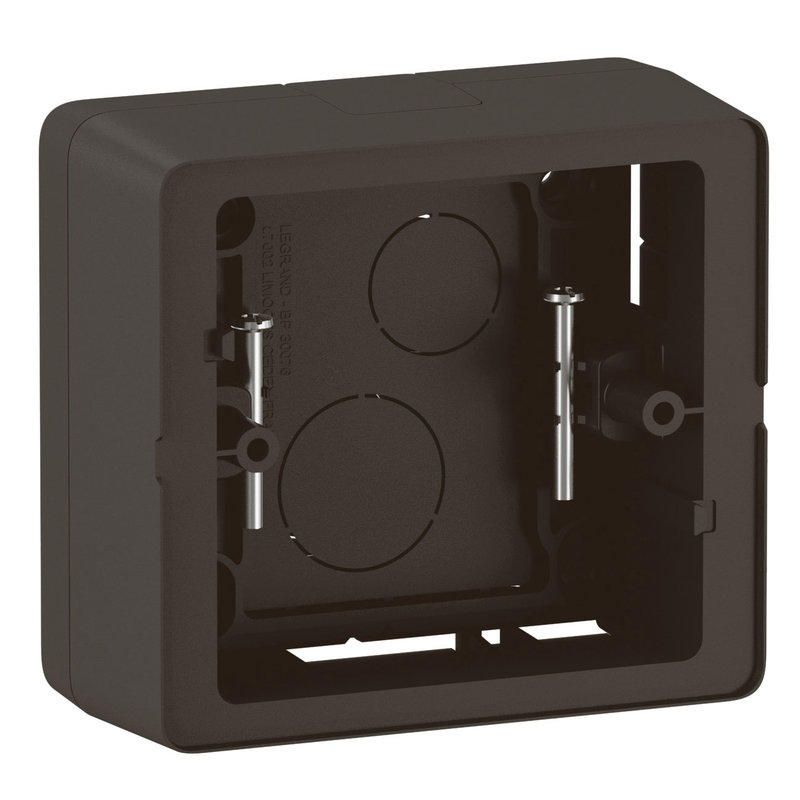 Legrand CN0231 - Cadre saillie Céliane 1 poste - livré avec vis - Noir