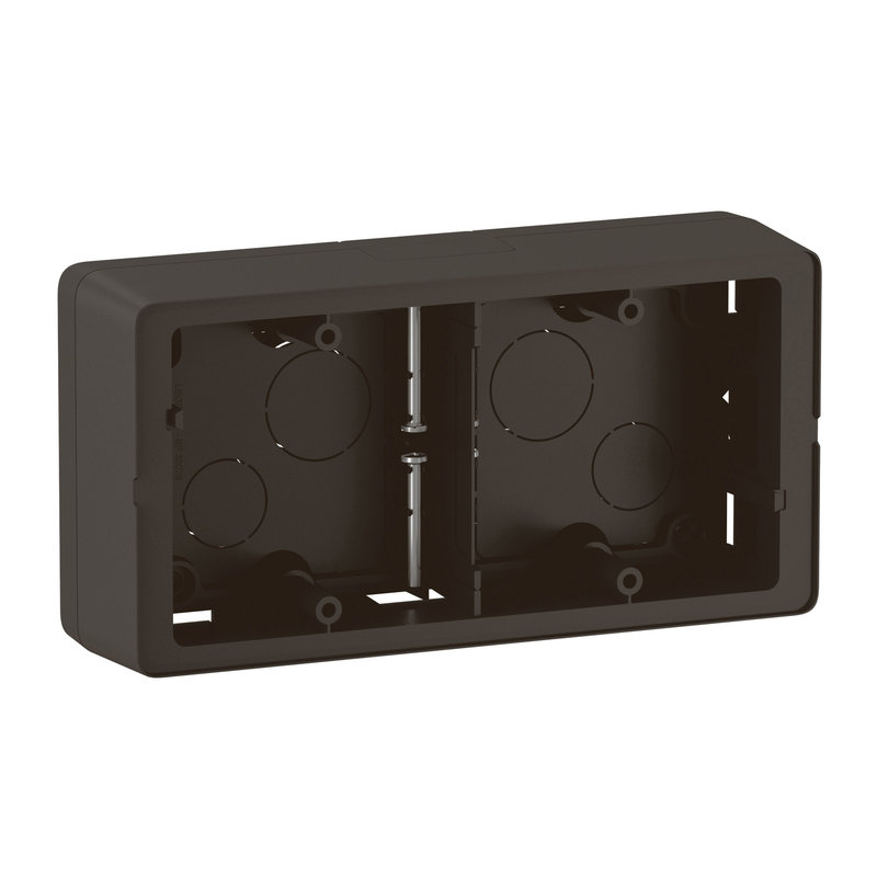 Legrand CN0232 - Cadre saillie Céliane 2 postes - livré avec vis - Noir