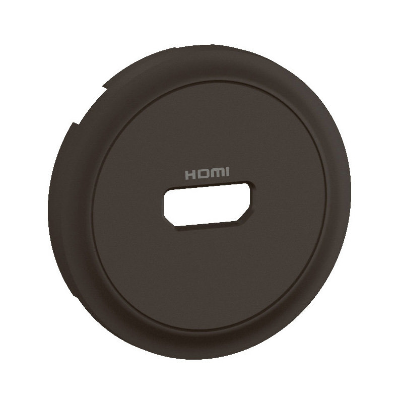 Legrand CN0314 - Enjoliveur prise audio vidéo HDMI préconnectorisée Céliane - Noir