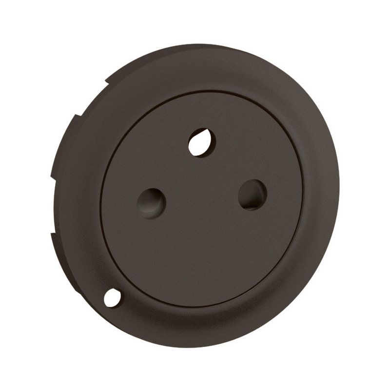 Legrand CN1111 - Enjoliveur prise 2P+T à voyant Céliane - Noir