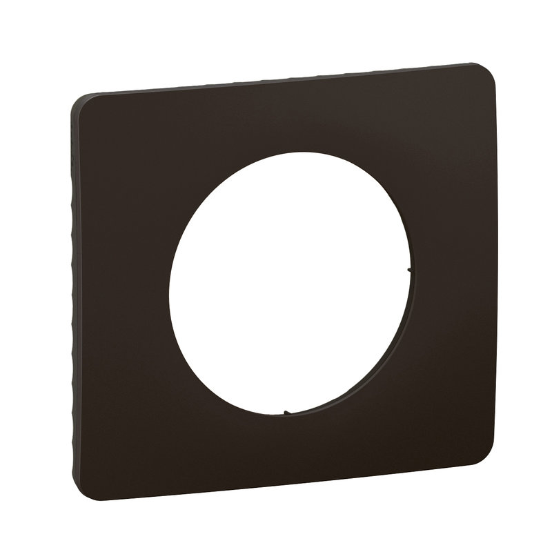 Legrand CP0101 - Plaque de finition Céliane 1 poste - Noir Mat