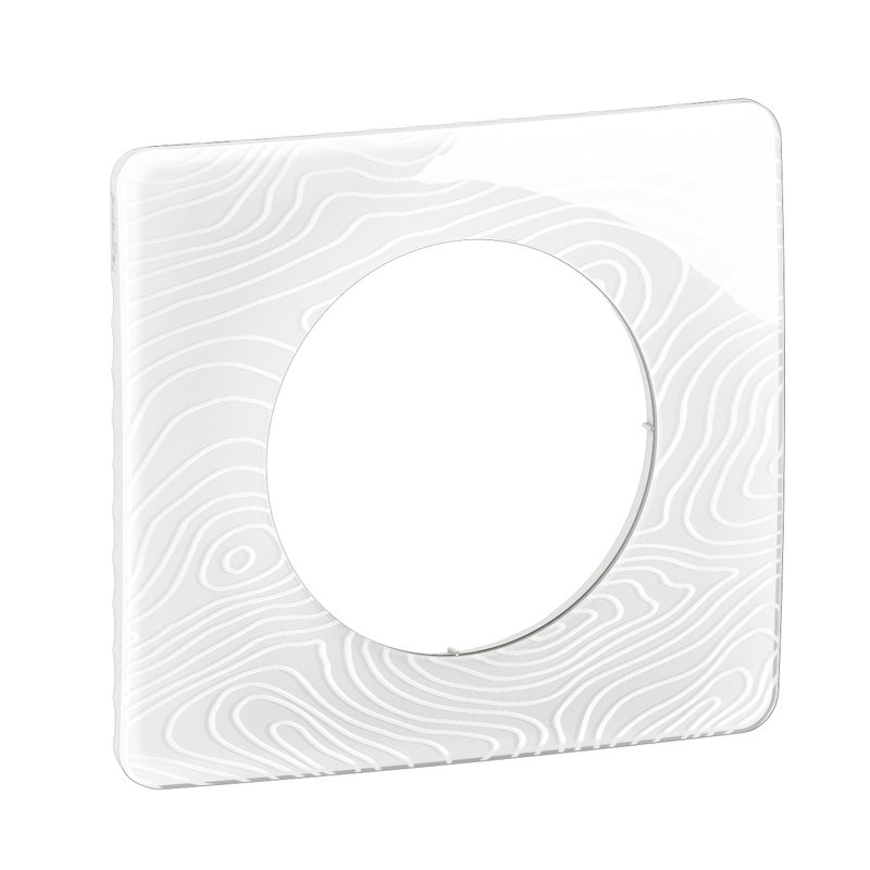 [LEG-CP0621] Legrand CP0621 - Plaque Céliane 1 poste - Blanc Relief emballage GD