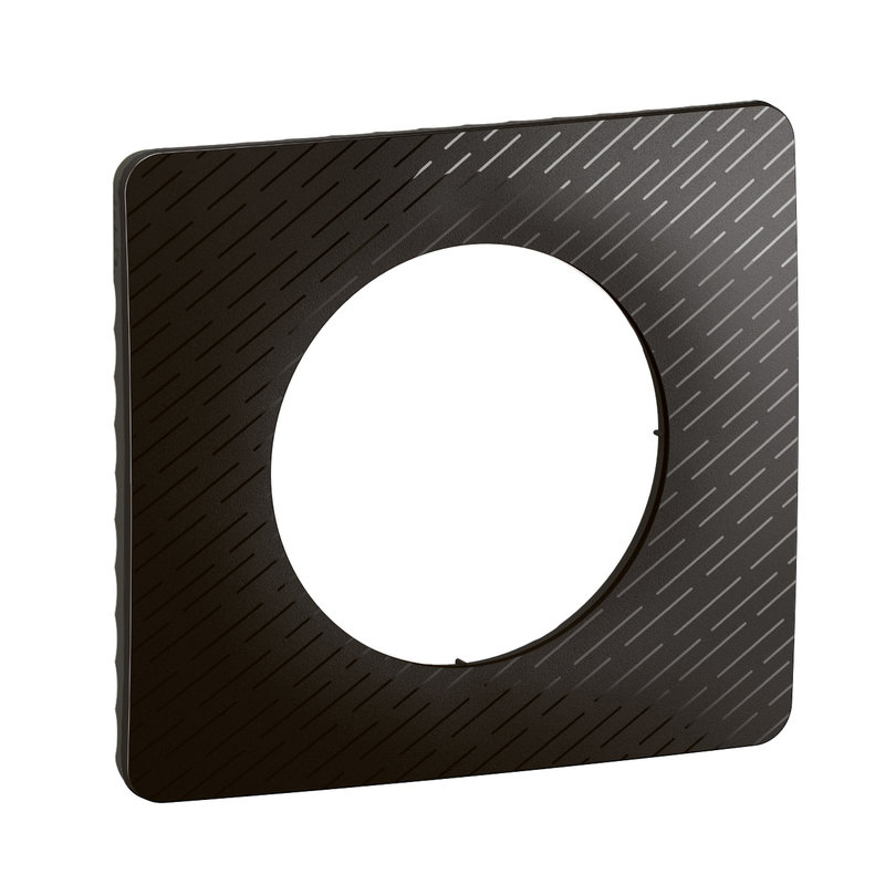 [LEG-CP0721] Legrand CP0721 - Plaque Céliane 1 poste - Noir Météore emballage GD