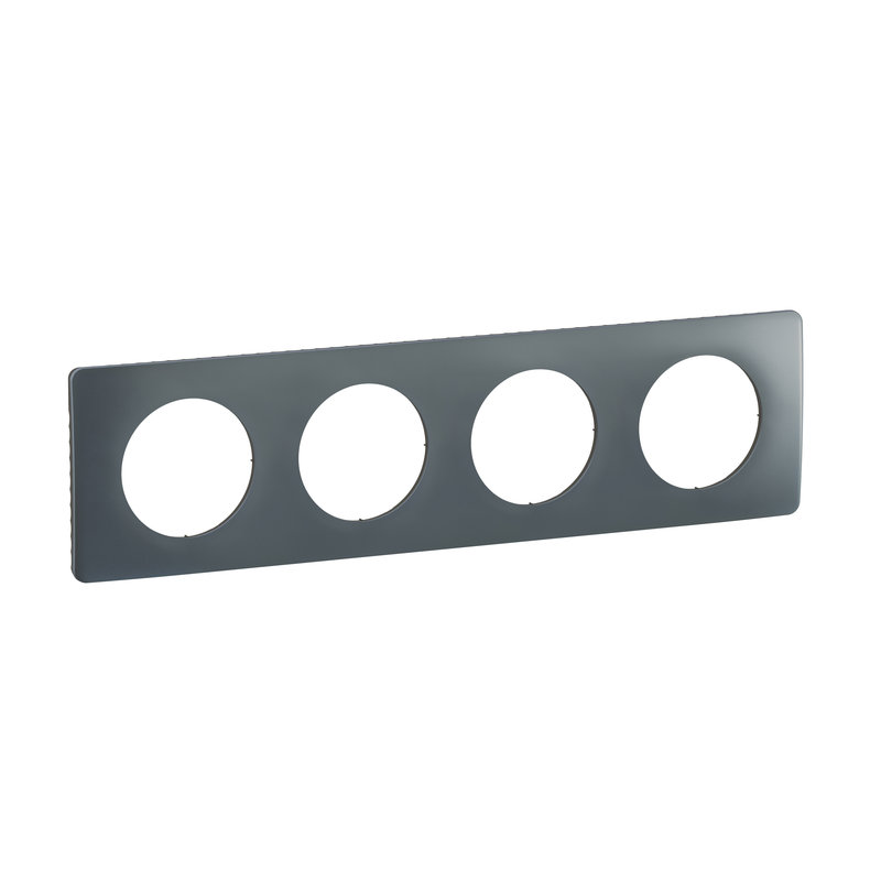 [LEG-CP0924] Legrand CP0924 - Plaque Céliane 4 postes - Bleu Orage emballage GD