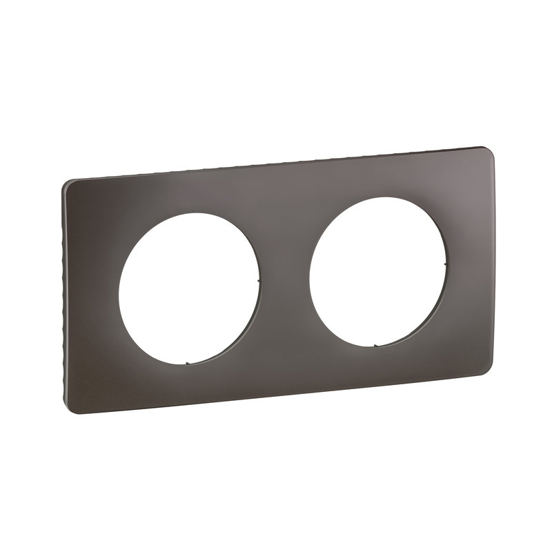 [LEG-CP1022] Legrand CP1022 - Plaque Céliane 2 postes - Gris Cendré emballage GD