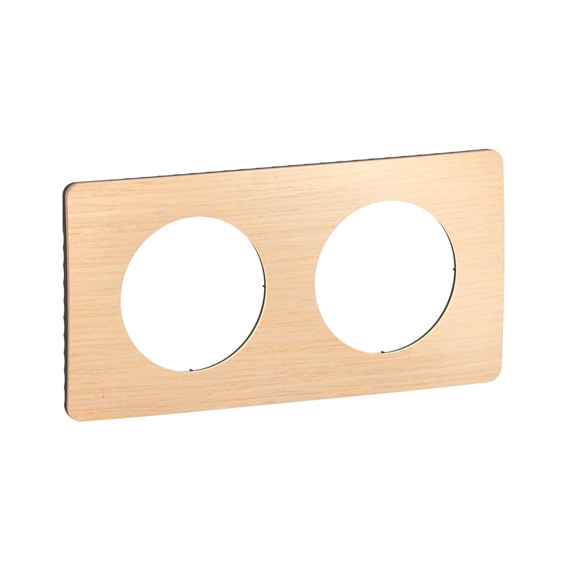 [LEG-CP1422] Legrand CP1422 - Plaque Céliane 2 postes - Hêtre emballage GD