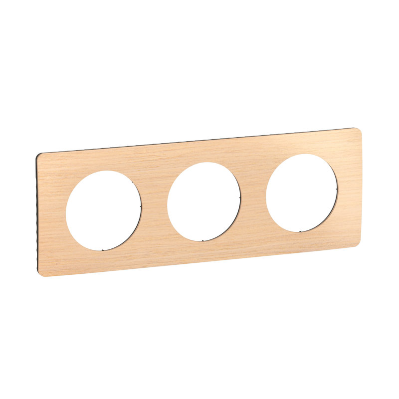 [LEG-CP1423] Legrand CP1423 - Plaque Céliane 3 postes - Hêtre emballage GD