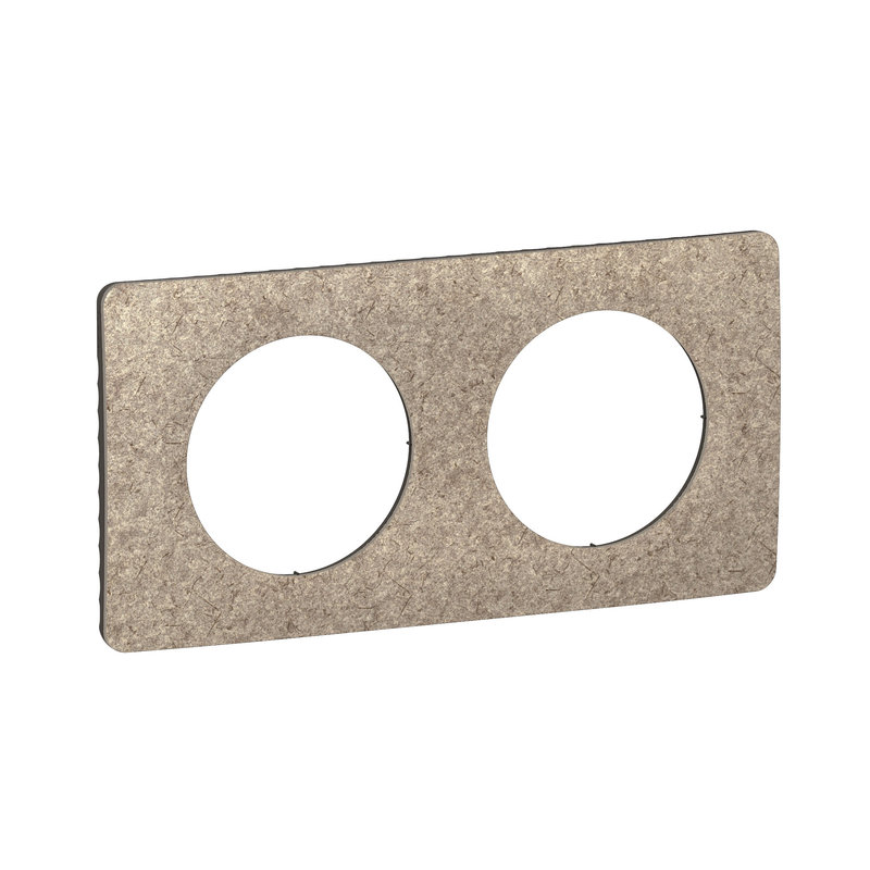 Legrand CP1502 - Plaque de finition Céliane 2 postes - Feutre