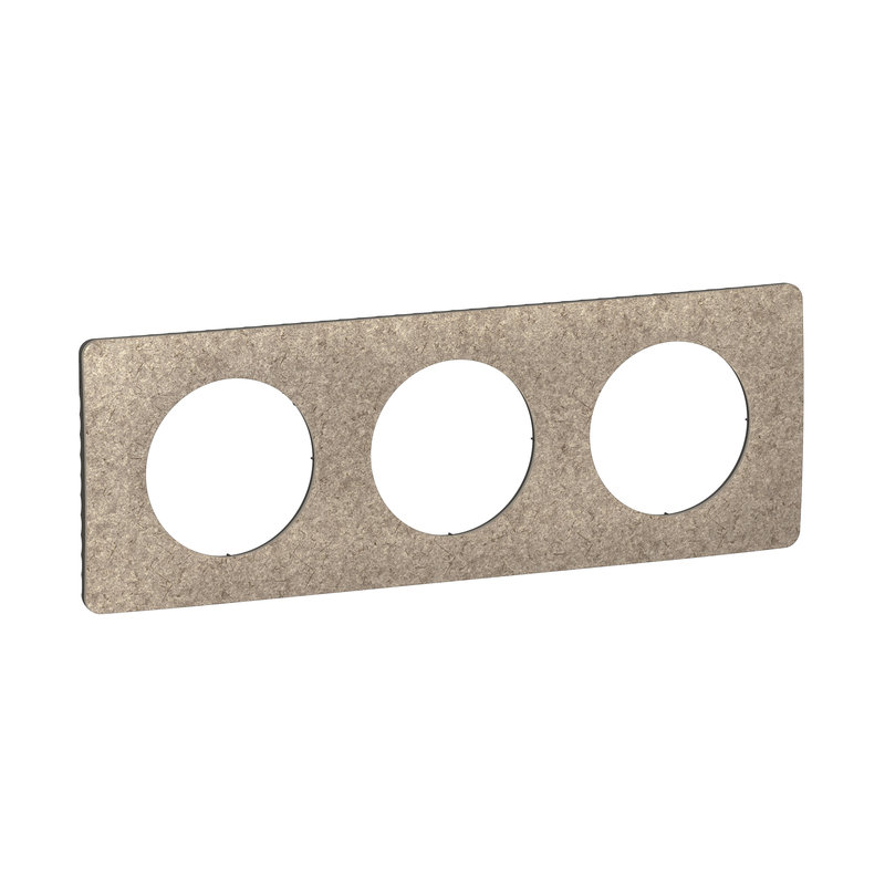 Legrand CP1503 - Plaque de finition Céliane 3 postes - Feutre