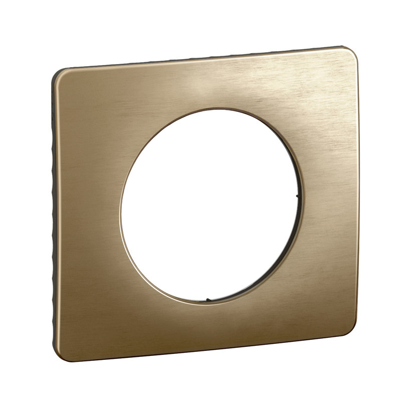[LEG-CP1621] Legrand CP1621 - Plaque Céliane 1 poste - Bronze Satiné emballage GD
