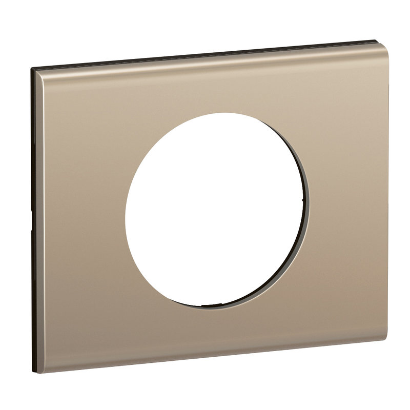 [LEG-CP2101] Legrand CP2101 - Plaque de finition Céliane 1 poste - Nickel Satiné