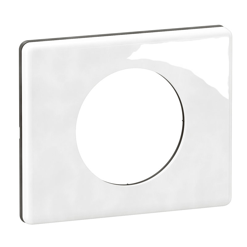 [LEG-CP2301] Legrand CP2301 - Plaque de finition Céliane 1 poste - Porcelaine de Limoges