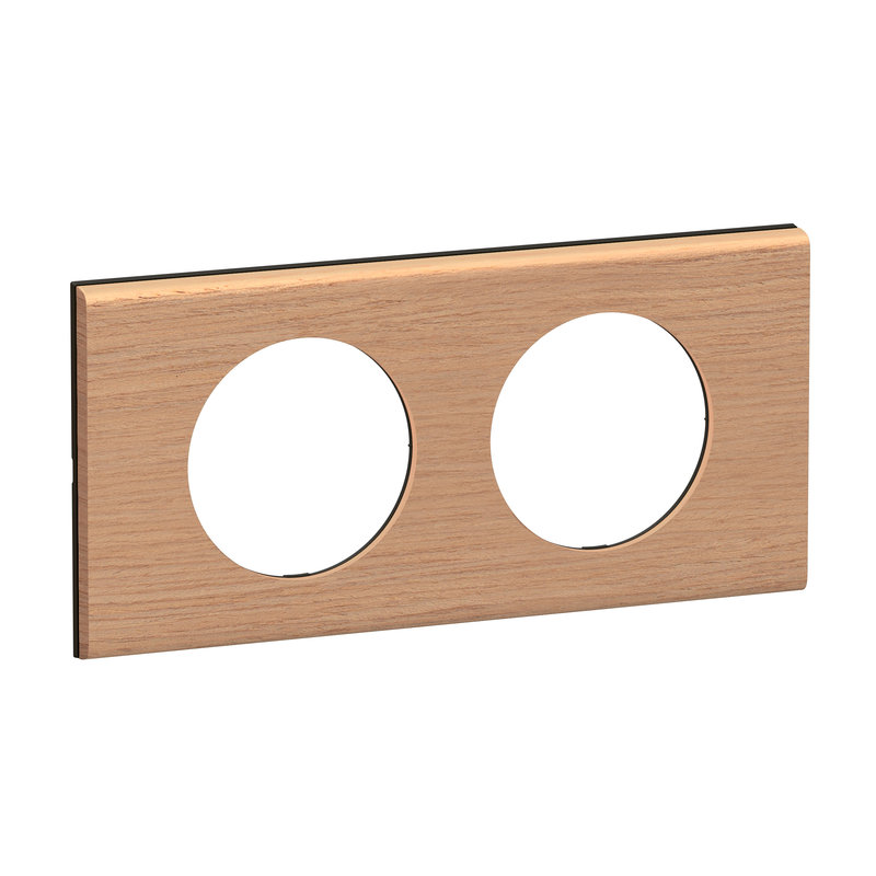 [LEG-CP2402] Legrand CP2402 - Plaque de finition Céliane 2 postes - Chêne