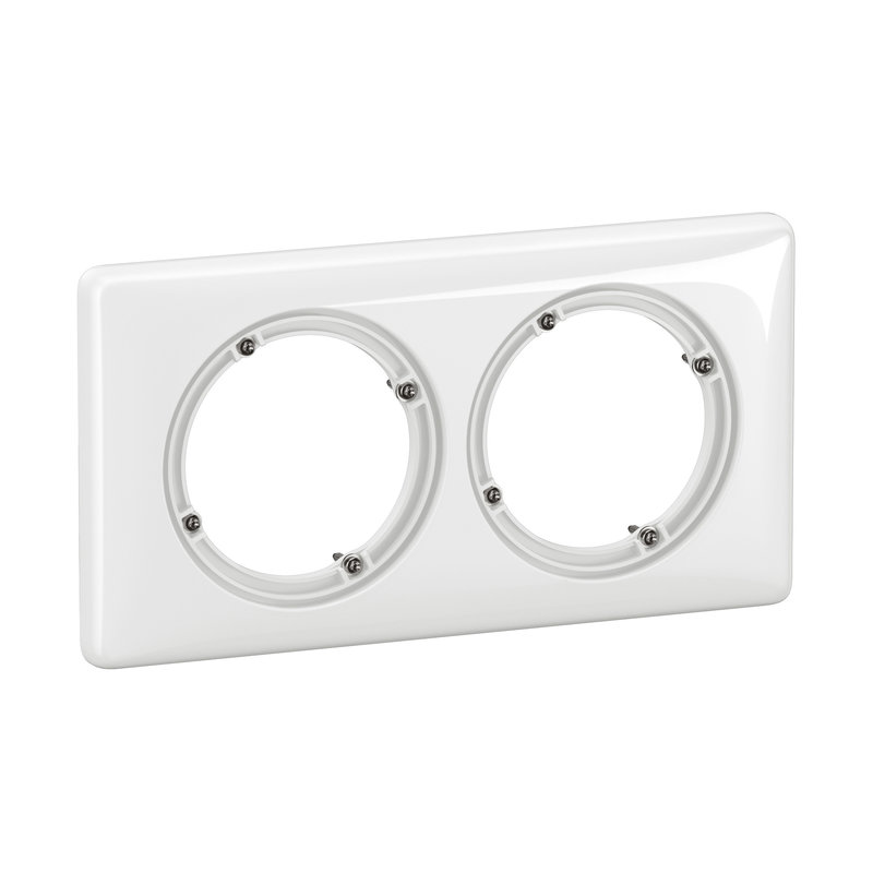 [LEG-CP2702] Legrand CP2702 - Plaque de finition Céliane 2 postes - Blanc IP44