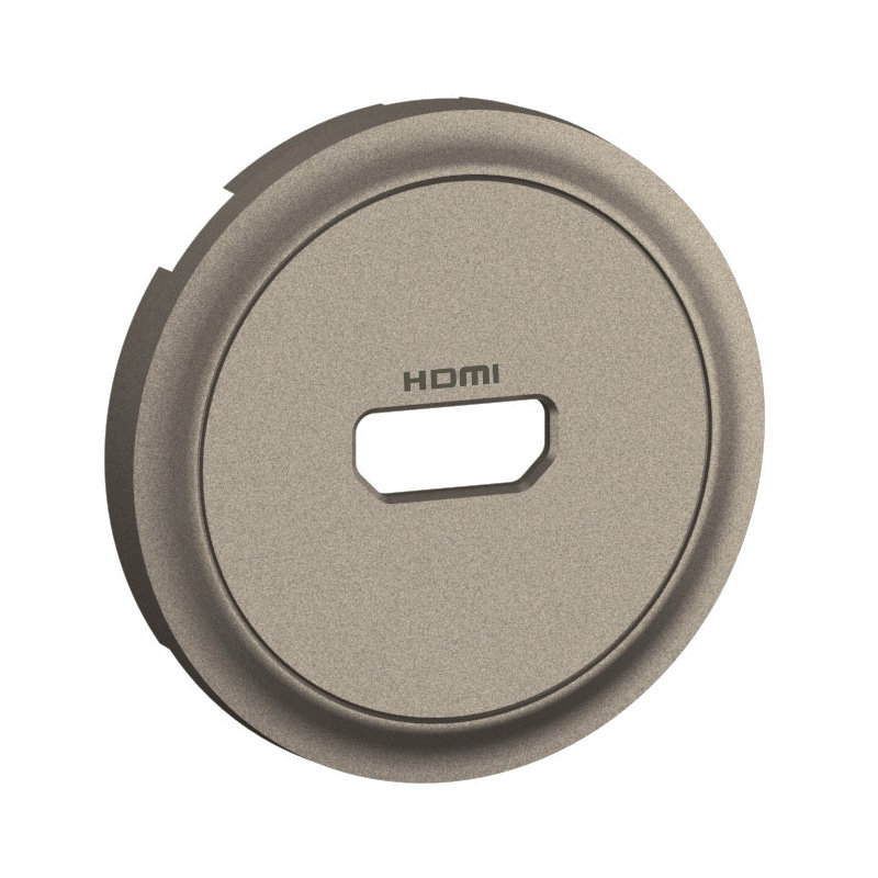 Legrand CT0314 - Enjoliveur prise audio vidéo HDMI préconnectorisée Céliane - Titanium