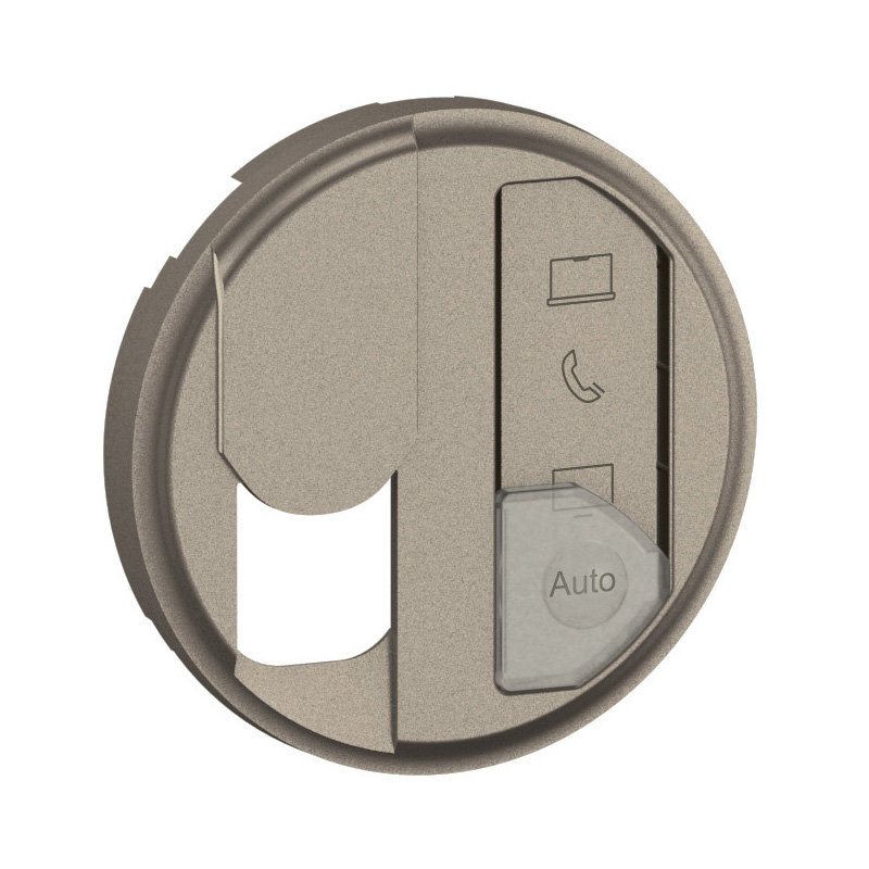 Legrand CT0348 - Enjoliveur prise simple RJ45 avec reprérage média Céliane- Titanium