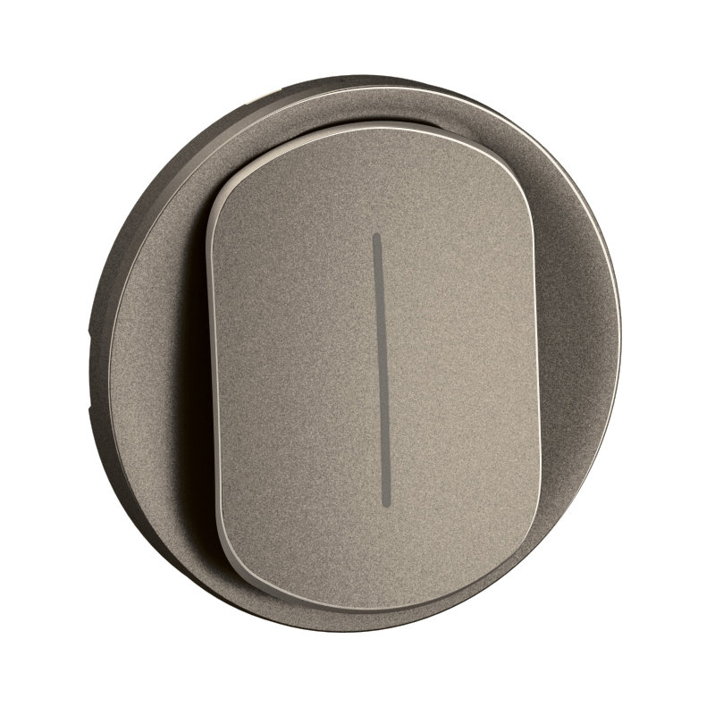 Legrand CT1005 - Enjoliveur permutateur à voyant Céliane - Titanium
