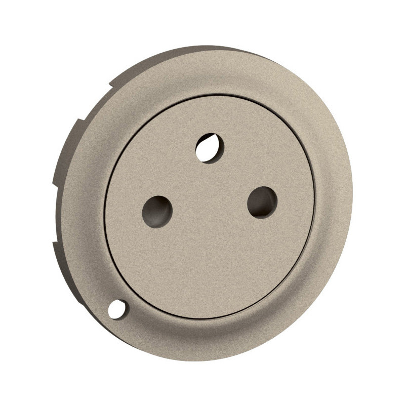 Legrand CT1111 - Enjoliveur prise 2P+T à voyant Céliane - Titanium