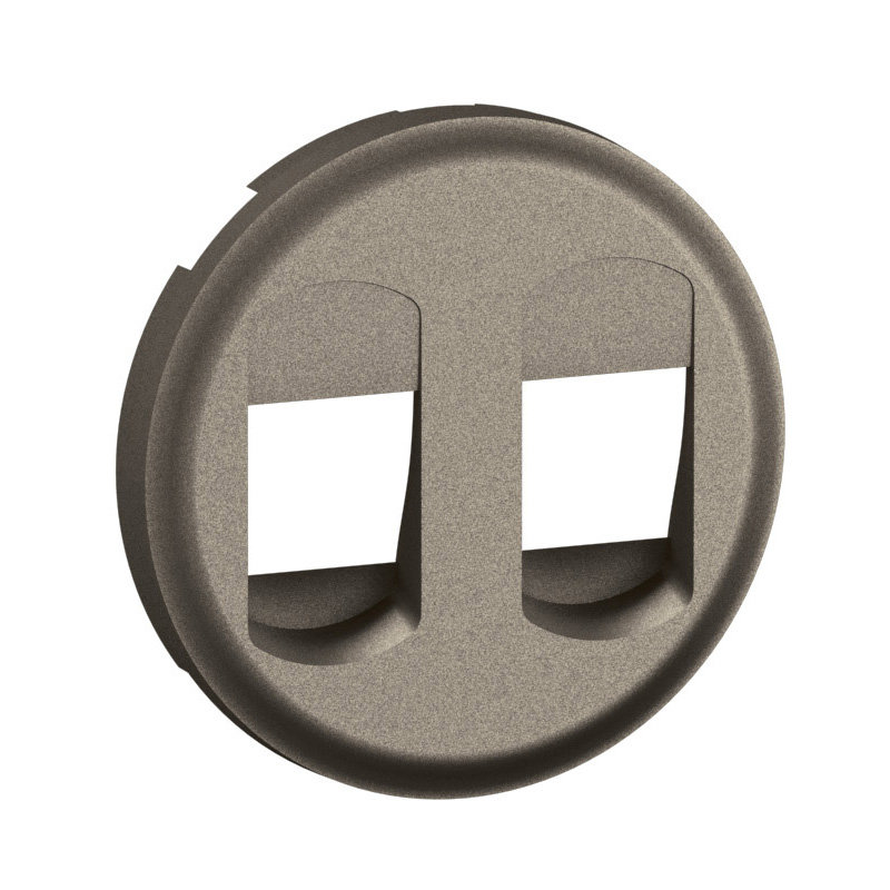 Legrand CT2311 - Enjoliveur prise Haut-Parleur double Céliane - Titanium