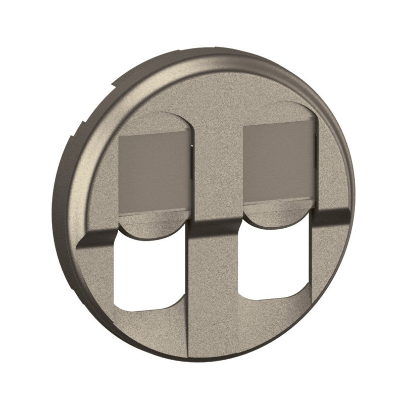 Legrand CT2346 - Enjoliveur prise double RJ45 Céliane - Titanium