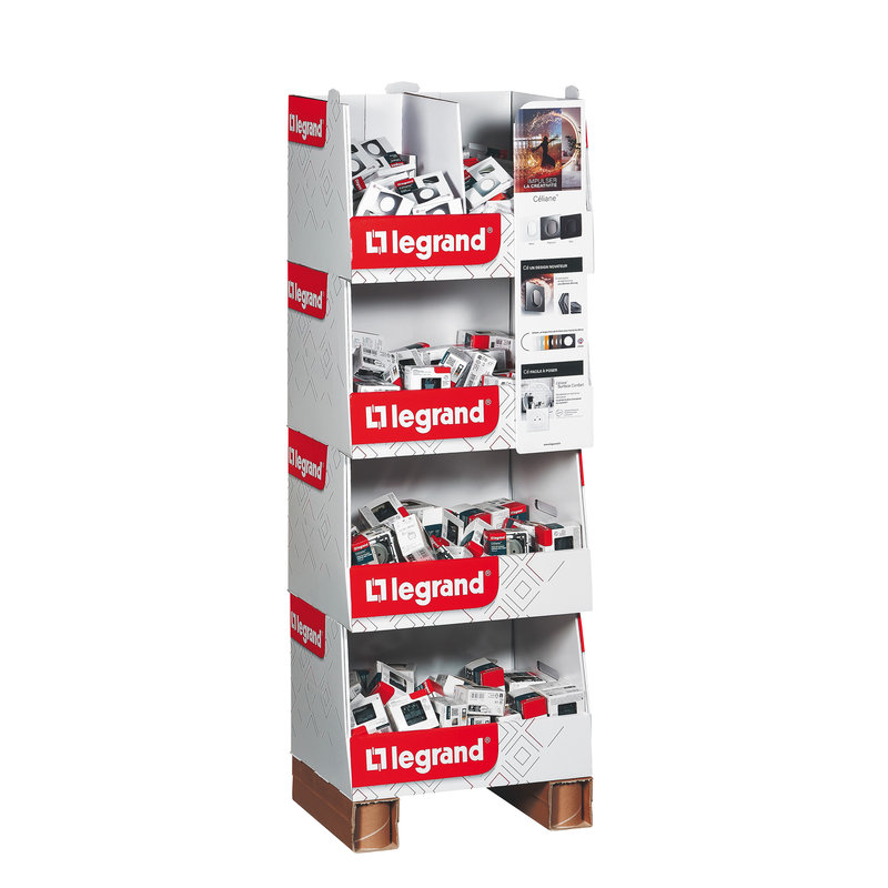 [LEG-CV1003] Legrand CV1003 - Box Céliane : interrupteurs 10A, prises 2P+T et plaques - Titanium