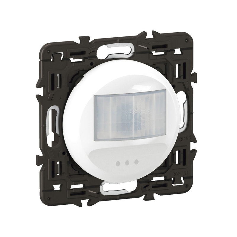 [LEG-CX0050] Legrand CX0050 - Détecteur mural sans Neutre dérogation 100W LED Céliane enjo Blanc et support