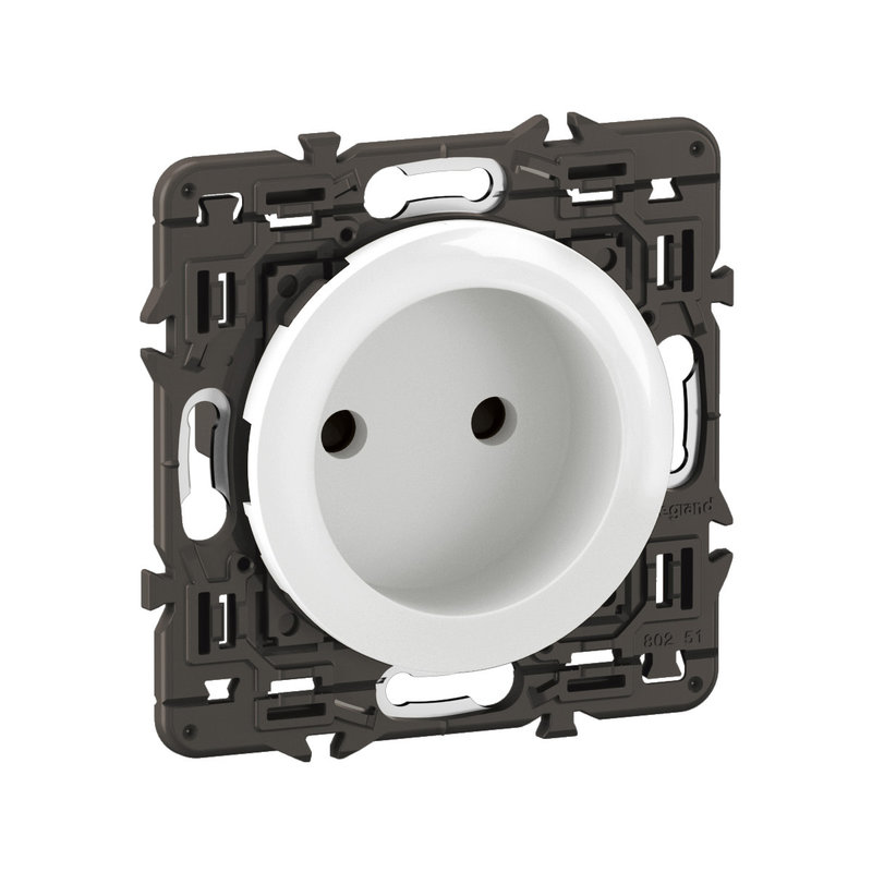 [LEG-CX0110] Legrand CX0110 - Prise 2P Céliane enjoliveur Blanc et support