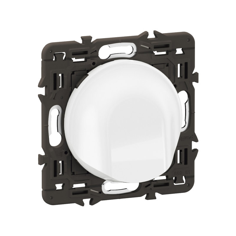[LEG-CX0181] Legrand CX0181 - Sortie de câble Céliane - enjoliveur Blanc et support