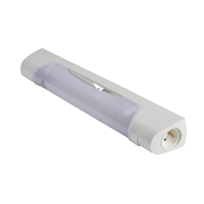[SAR-SL189804] Sarlam SL189804 - Applique 470mm IP21 et IK04 Prismaline équipée tube LED S19 - inter et prise
