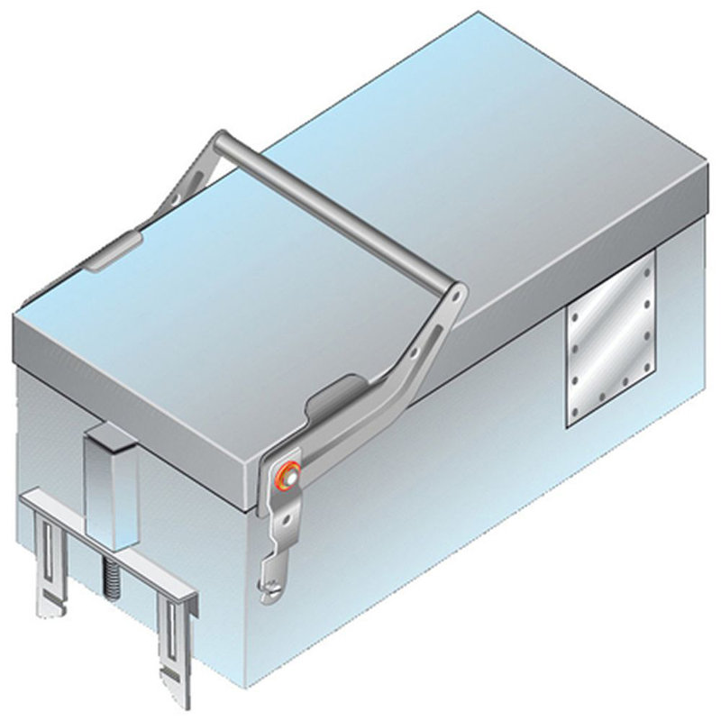 [ZUC-ZU50414026] Zucchini ZU50414026 - Boîtier dérivation sectionnement métal pour CEP MR - porte-fusible 400A taille 2