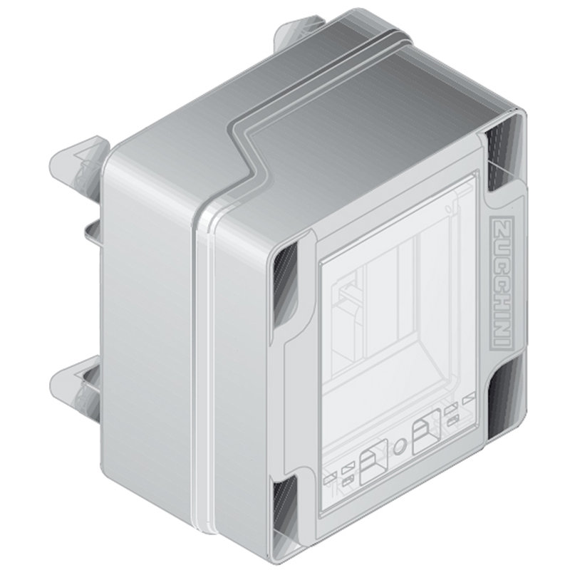 [ZUC-ZU51515072] Zucchini ZU51515072 - Boîte de dérivation 32A pour mini canalisation MS - rail 4mod + jonction de couv