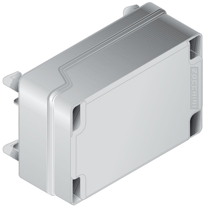[ZUC-ZU51515073] Zucchini ZU51515073 - Boîte de dérivation 32A pour mini canalisation MS - vide avec rail 8 modules