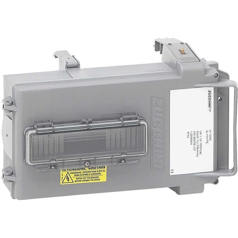 [ZUC-ZU55055088] Zucchini ZU55055088 - Boîtier dérivation sectionnement isolant pour CEP MR - 63A avec rail 11 modules