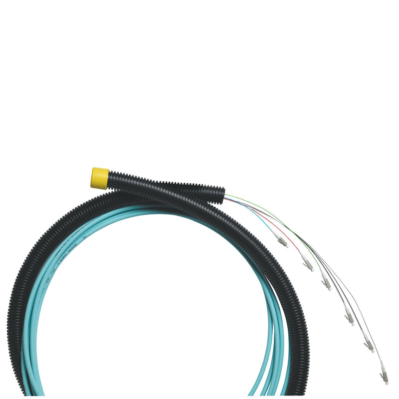 Legrand 132008 - Lien préconnectorisé fibre LCS³ OM3 structure serrée 6SC-6SC longueur 80mètres