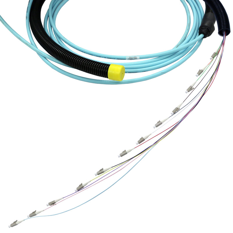 Legrand 132074 - Lien préconnectorisé fibre LCS³ OM3 structure serrée 12LC-12LC longueur 140m