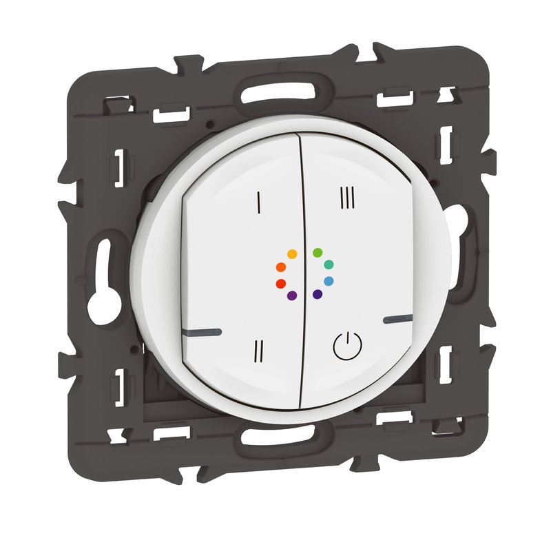 Legrand 067767 - Commande sans fils multicouleurs Céliane with Netatmo - blanc sans plaque