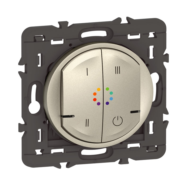 Legrand 067768 - Commande sans fils multicouleurs Céliane with Netatmo - titane sans plaque