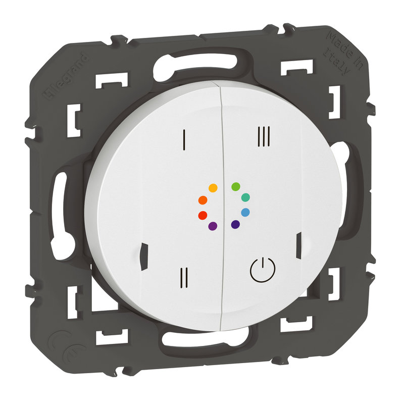Legrand 600097 - Commande sans fils multicouleurs dooxie with Netatmo - blanc sans plaque