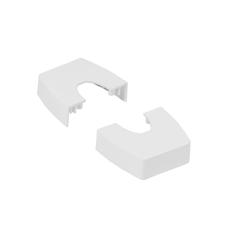 Legrand 980976 - Chapeau compatible Ovaline colonnette 2x45mm ou 1x80mm - blanc