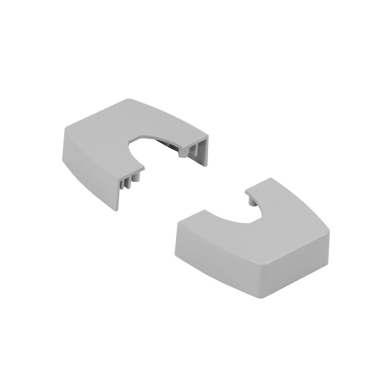 Legrand 980977 - Chapeau compatible Ovaline colonnette 2x45mm ou 1x80mm - gris