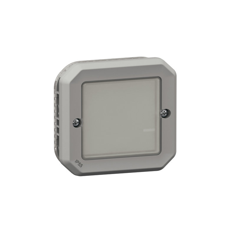 Legrand 069875L - Interrupteur connecté sans Neutre Plexo with Netatmo composable gris